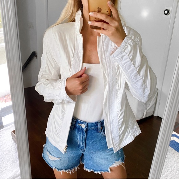 🐚 SEMPRE CASUAL WHITE IVORY EVERYDAY JACKET! - Picture 2 of 16